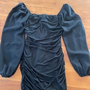 Body con black dress